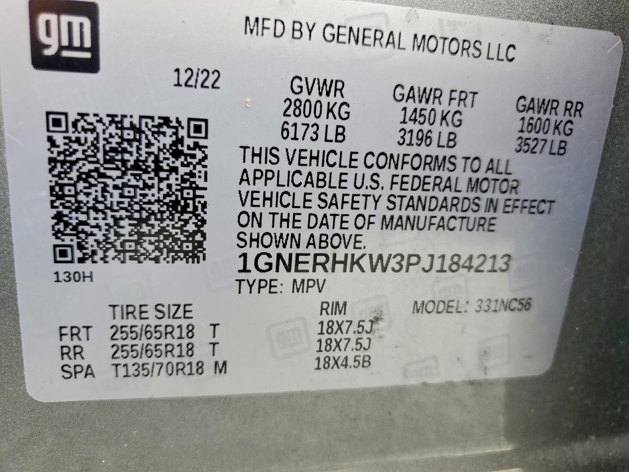 2023 CHEVROLET TRAVERSE