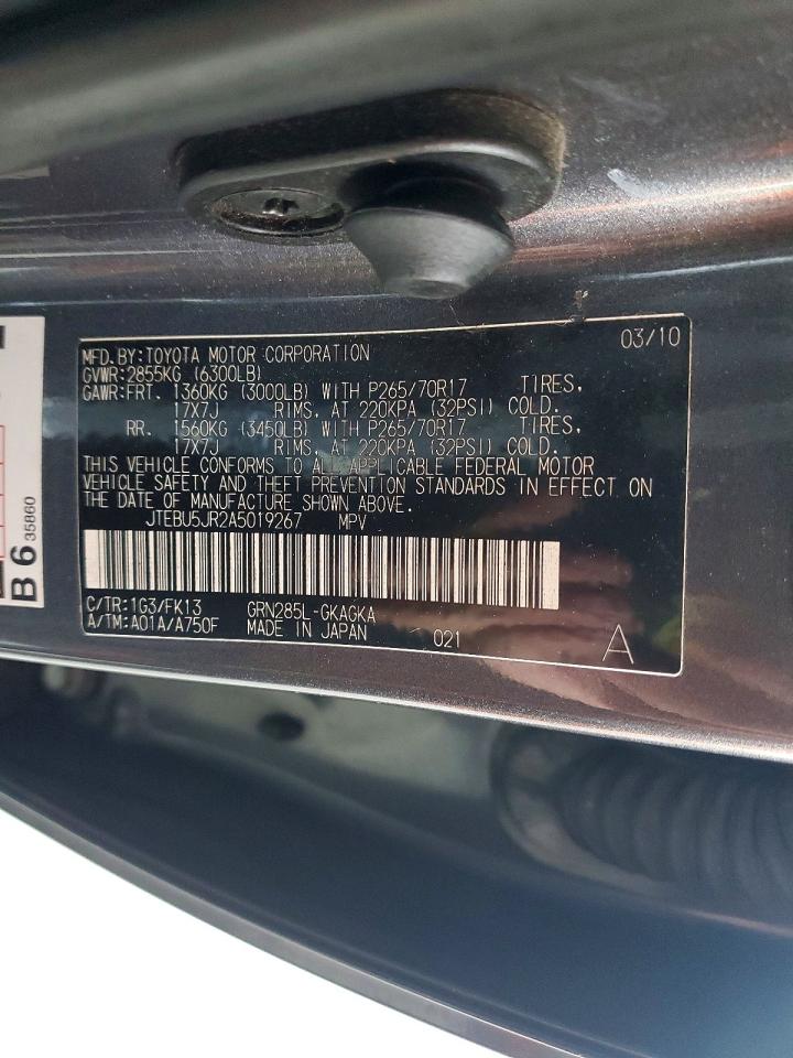 2010 TOYOTA 4RUNNER