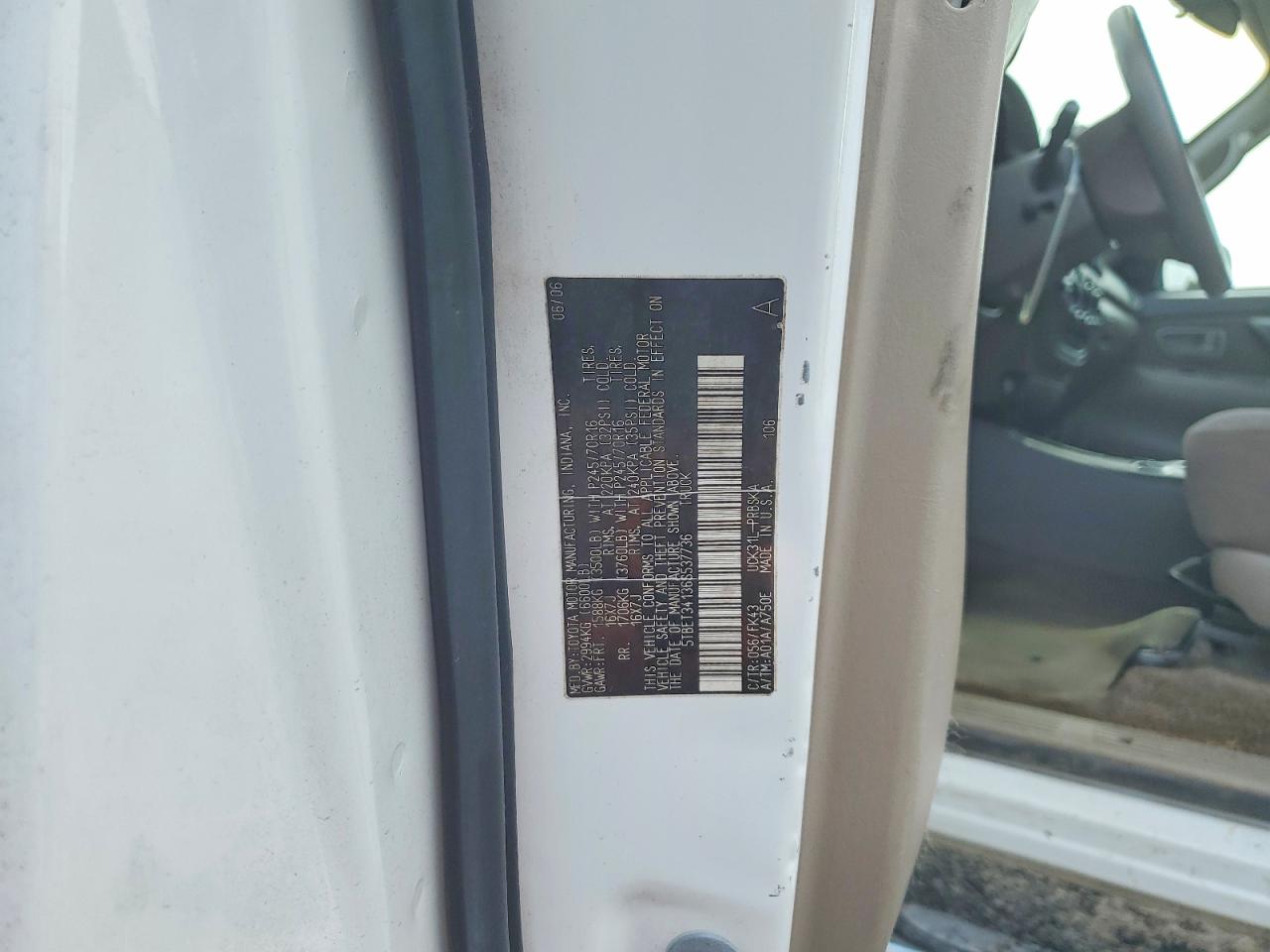 2006 TOYOTA TUNDRA