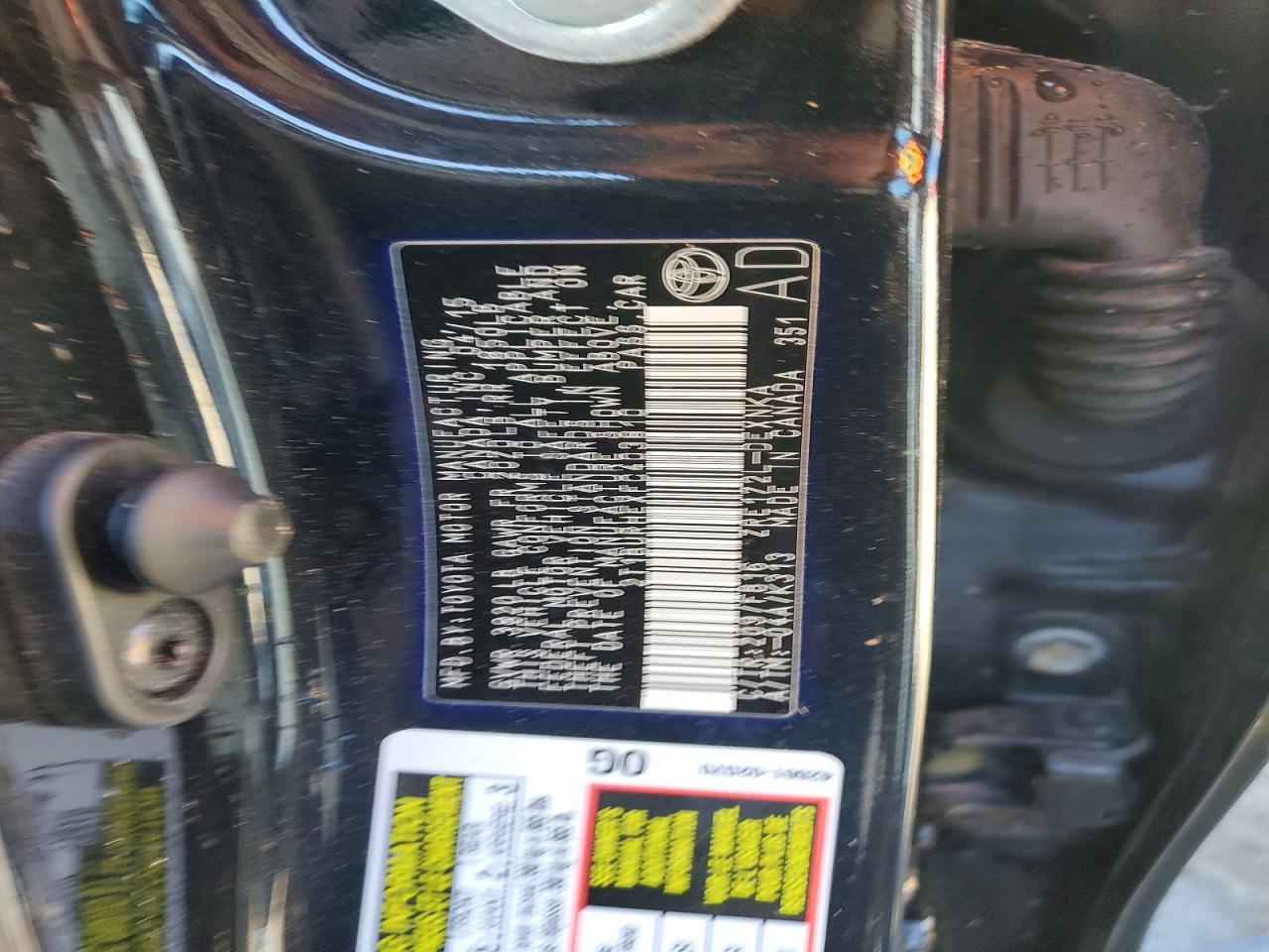 2015 TOYOTA COROLLA