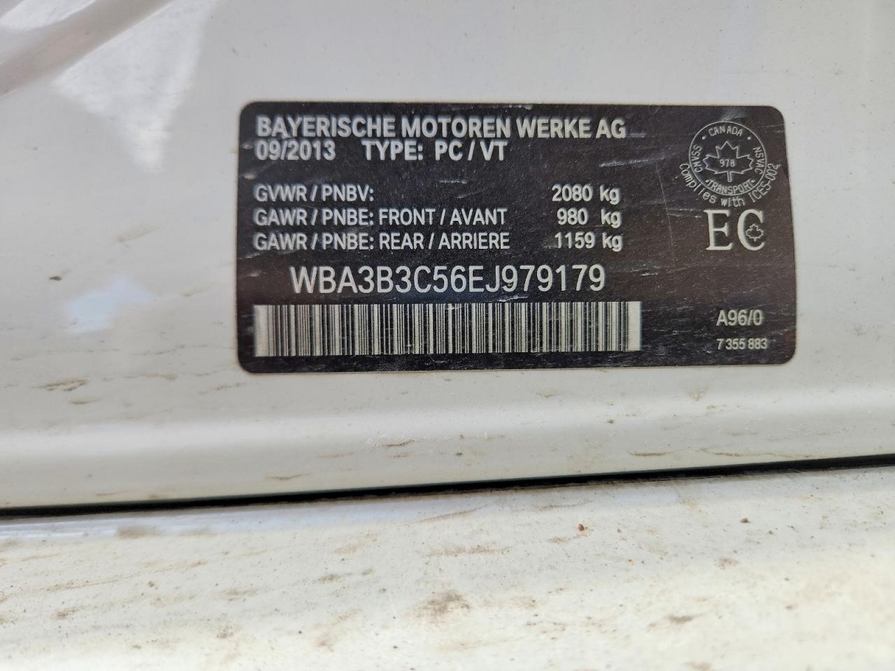 2014 BMW 3 SERIES