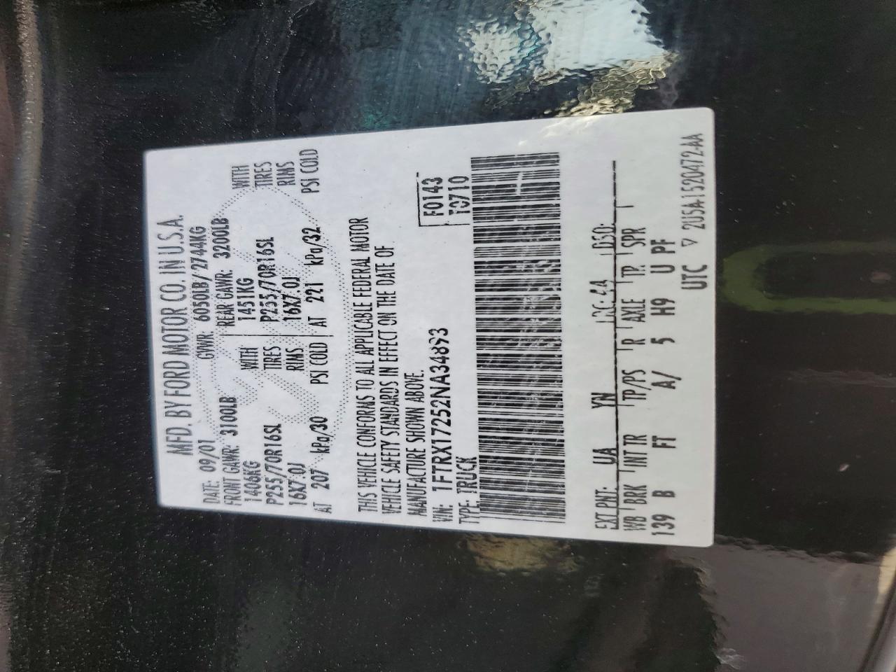2002 FORD F150