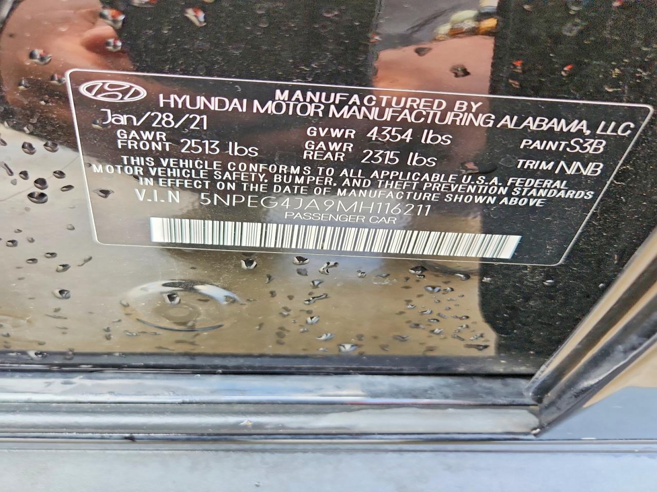 2021 HYUNDAI SONATA