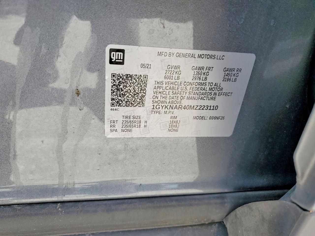 2021 CADILLAC XT5
