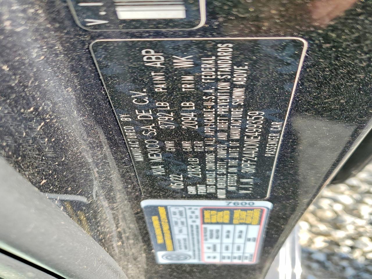 2022 KIA FORTE