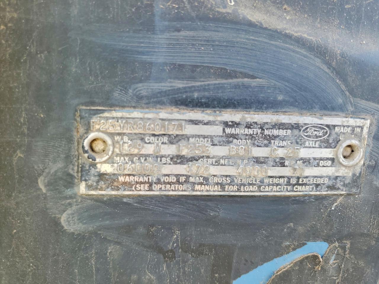 1966 FORD - FORD F250