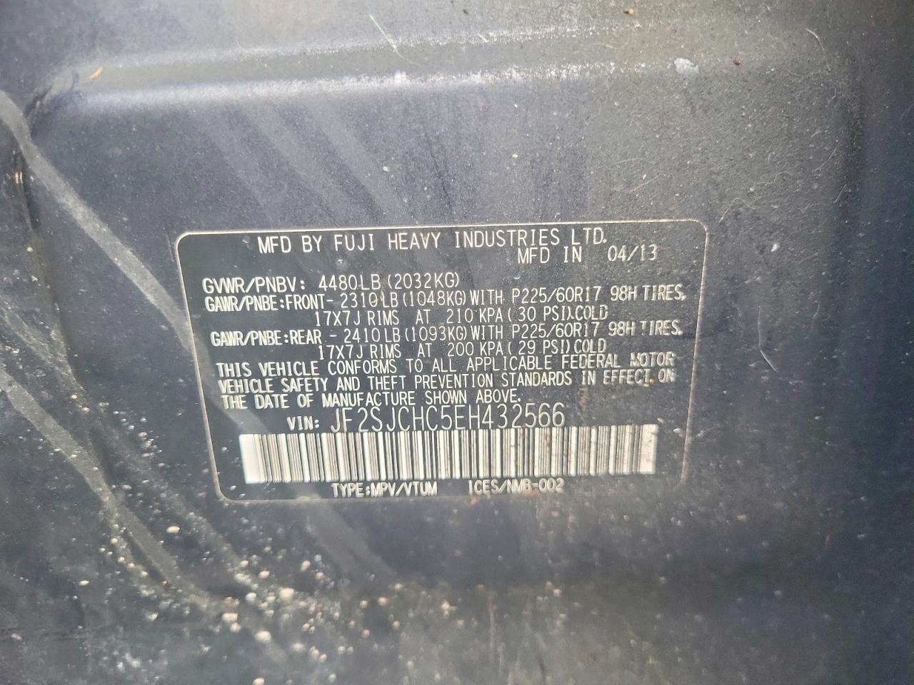 2014 SUBARU FORESTER