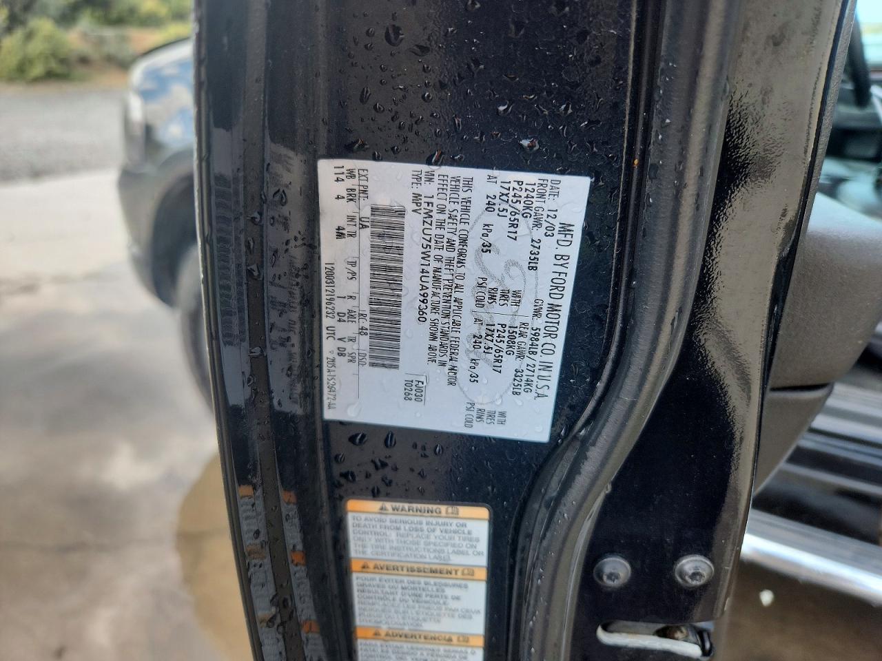 2004 FORD EXPLORER