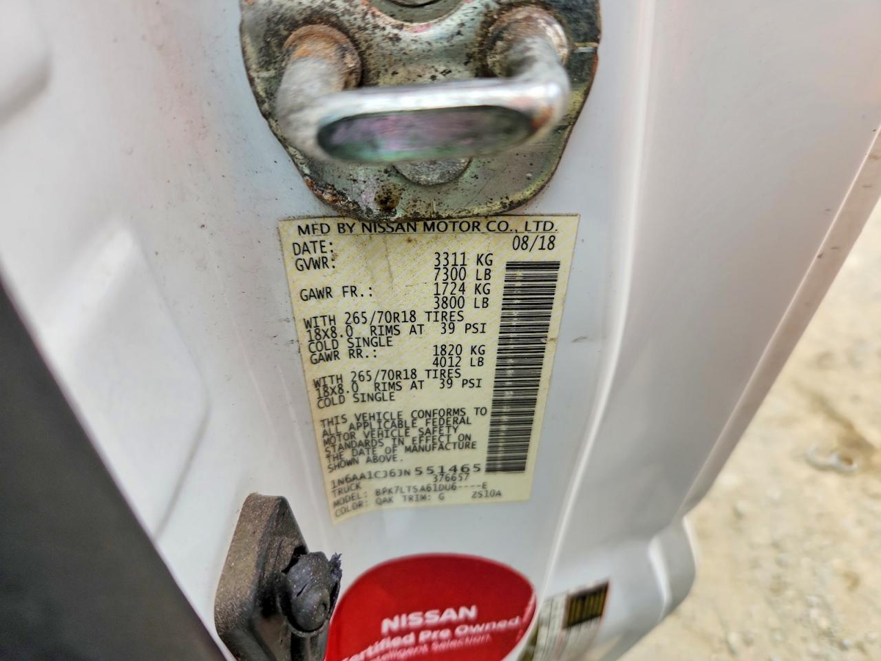 2018 NISSAN TITAN