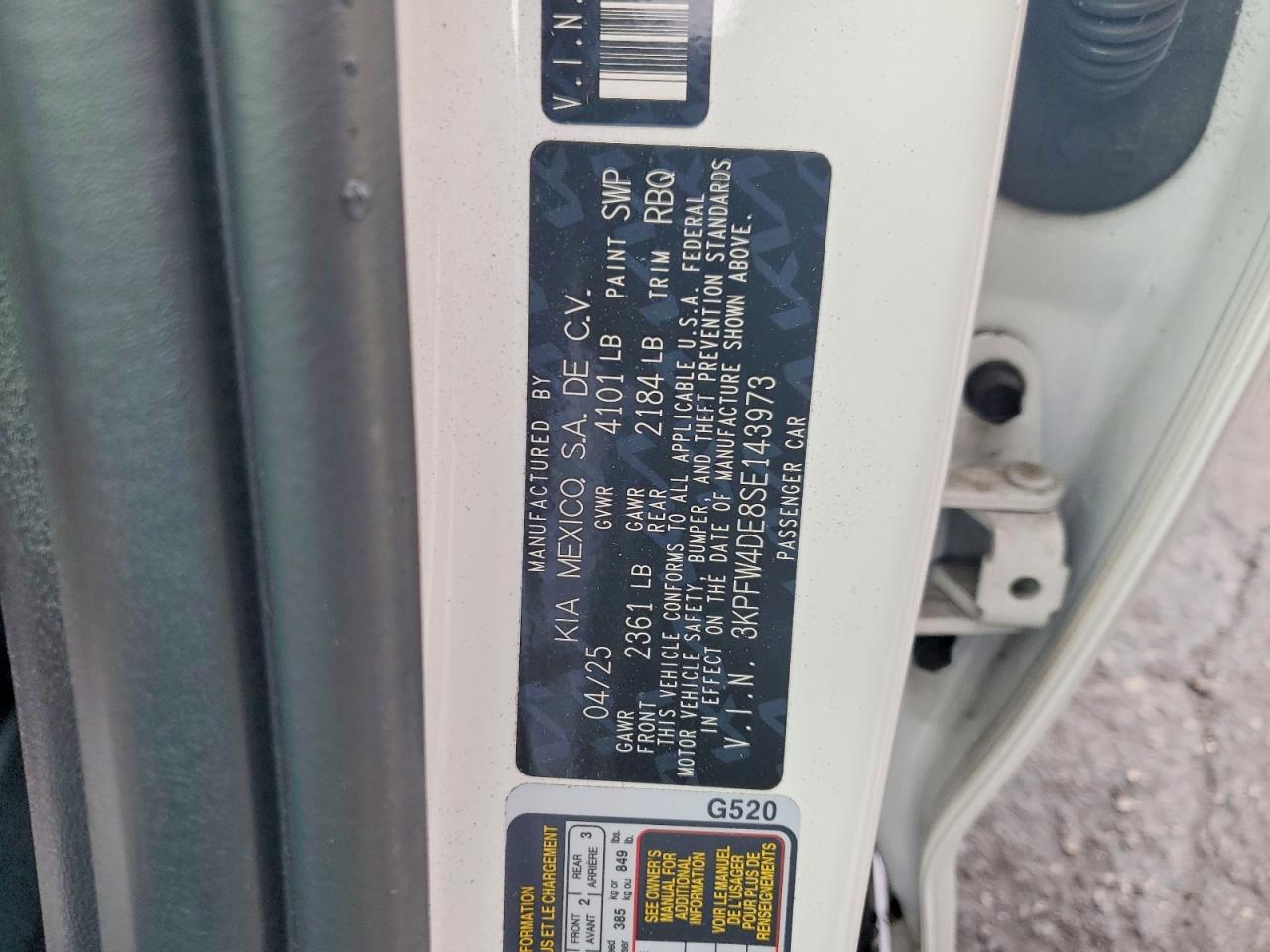 2025 KIA ALL OTHER