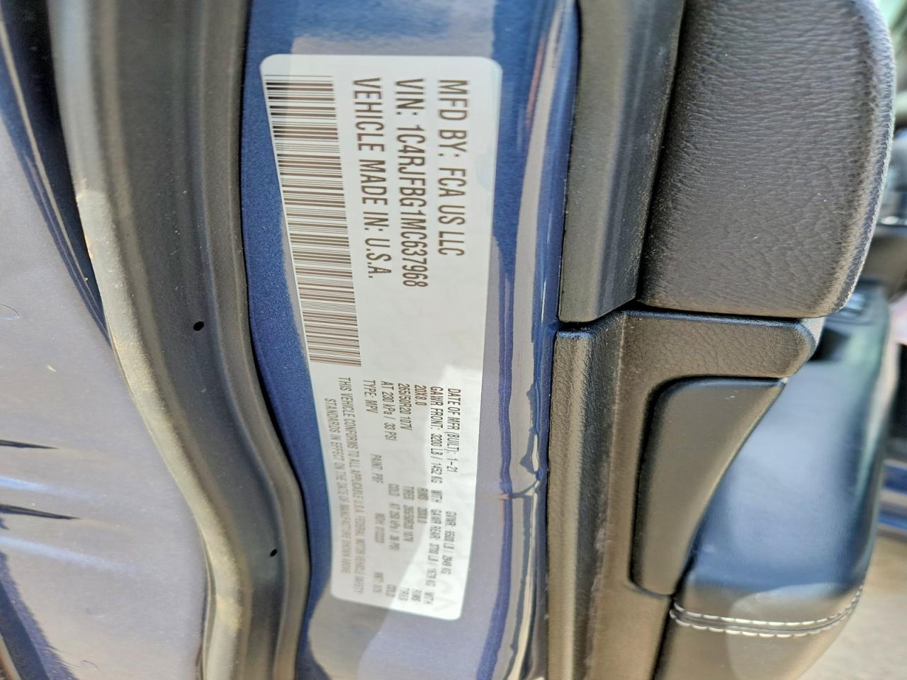 2021 JEEP CHEROKEE