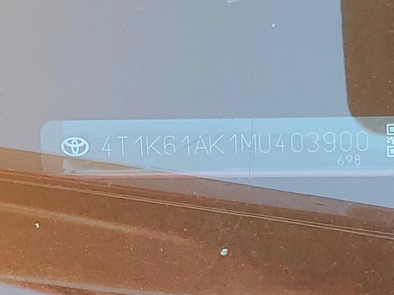 2021 TOYOTA CAMRY