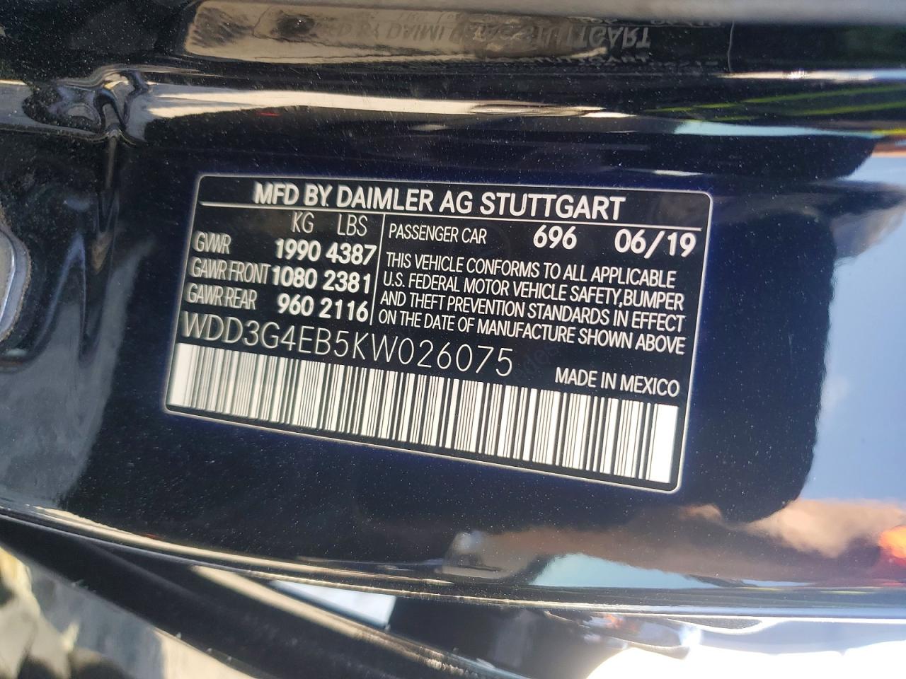2019 MERCEDES-BENZ A-CLASS