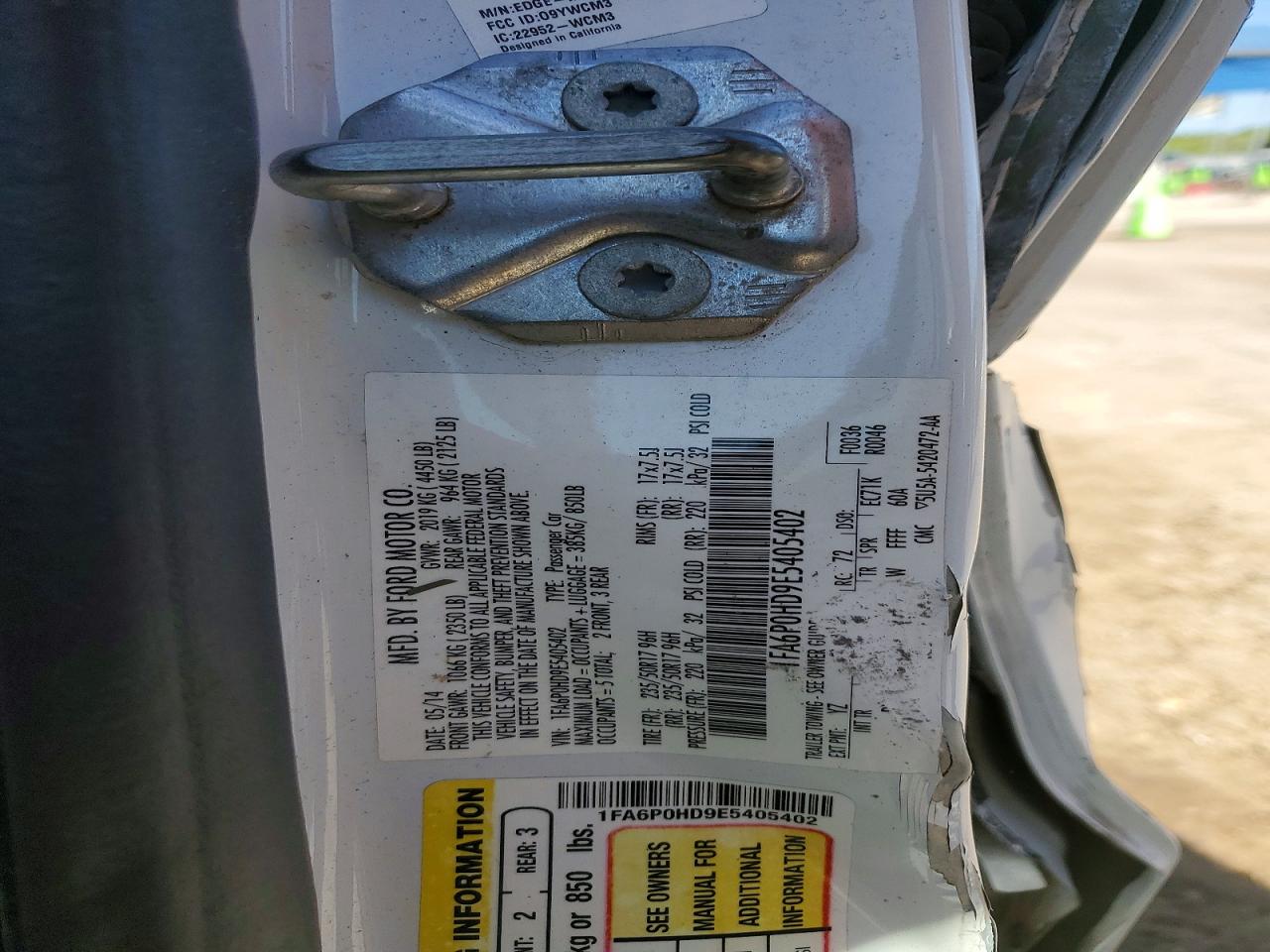 2014 FORD FUSION