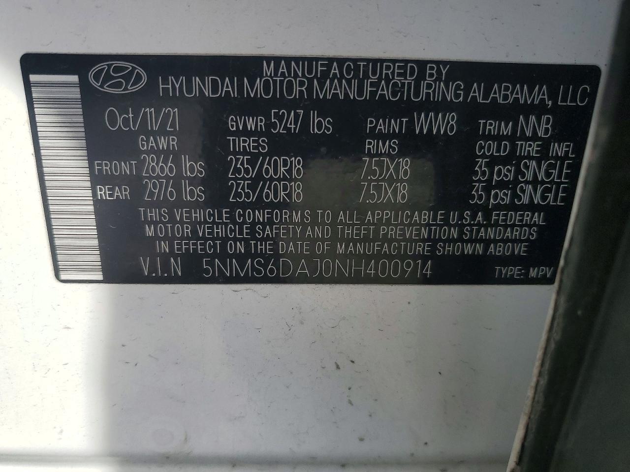 2022 HYUNDAI SANTA FE