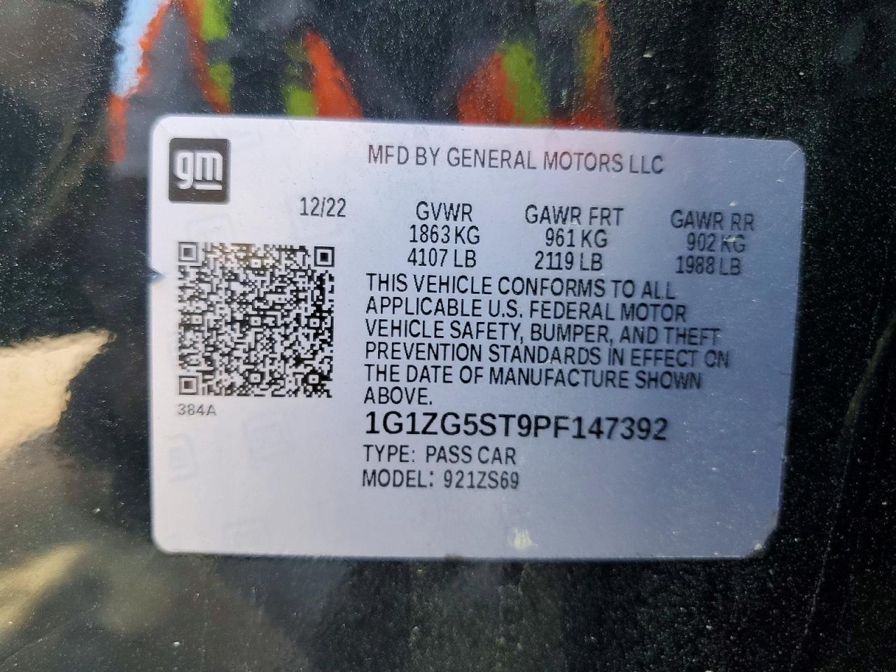 2023 CHEVROLET MALIBU