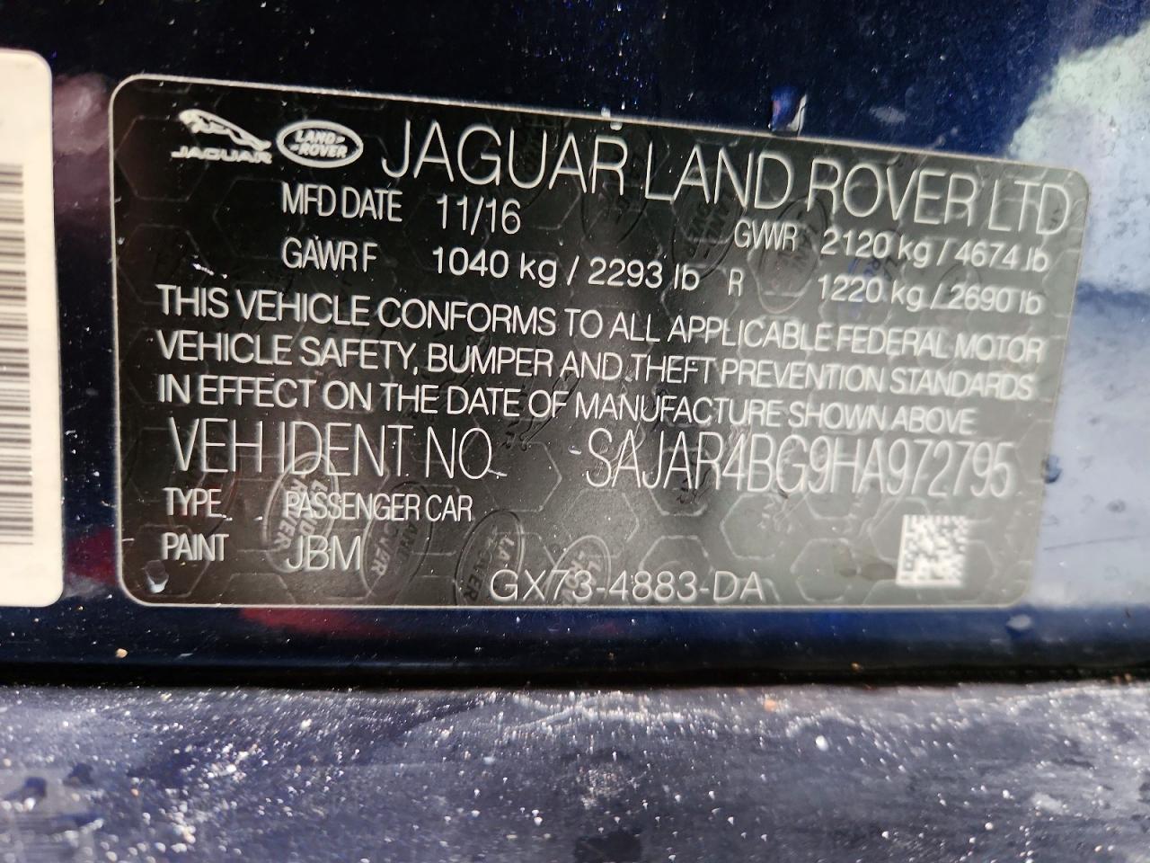 2017 JAGUAR XE