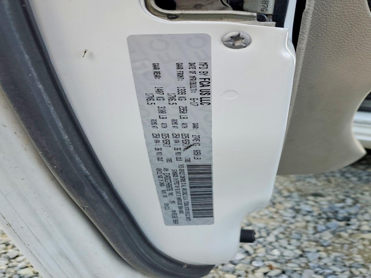 2017 DODGE CARAVAN