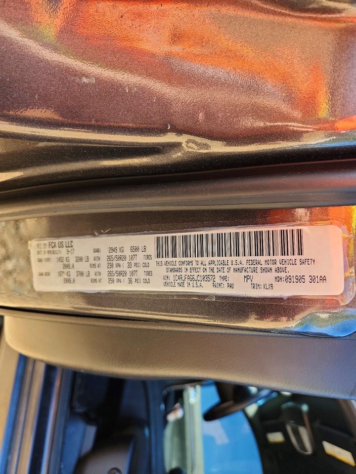 2018 JEEP GRAND CHER