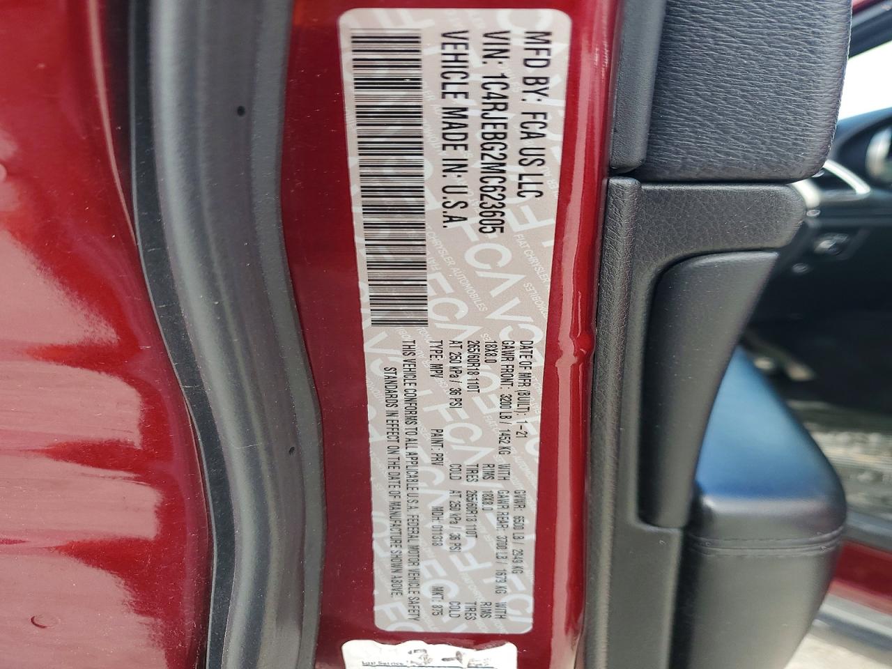 2021 JEEP CHEROKEE