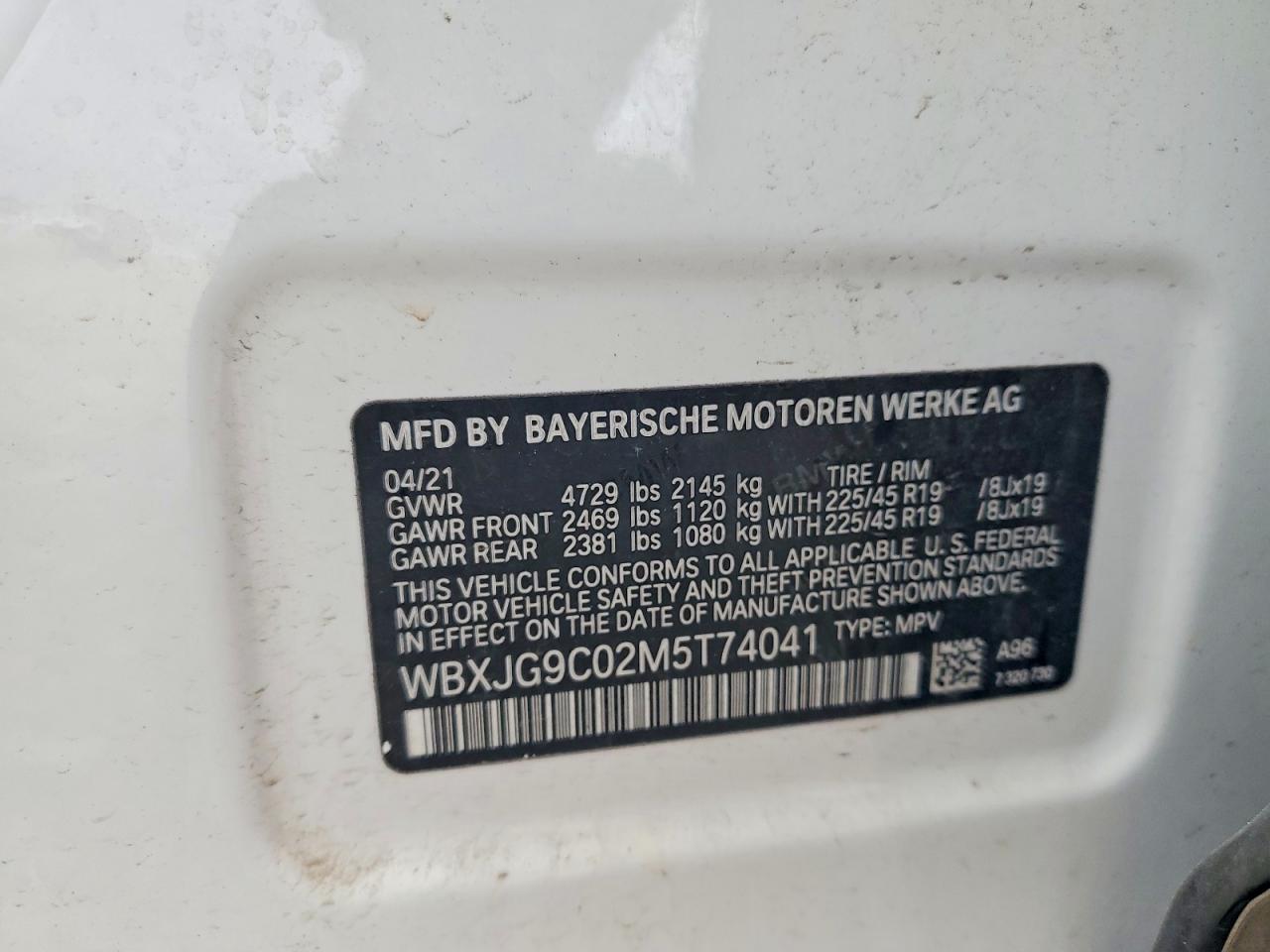 2021 BMW X1