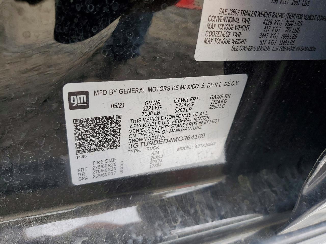 2021 GMC SIERRA