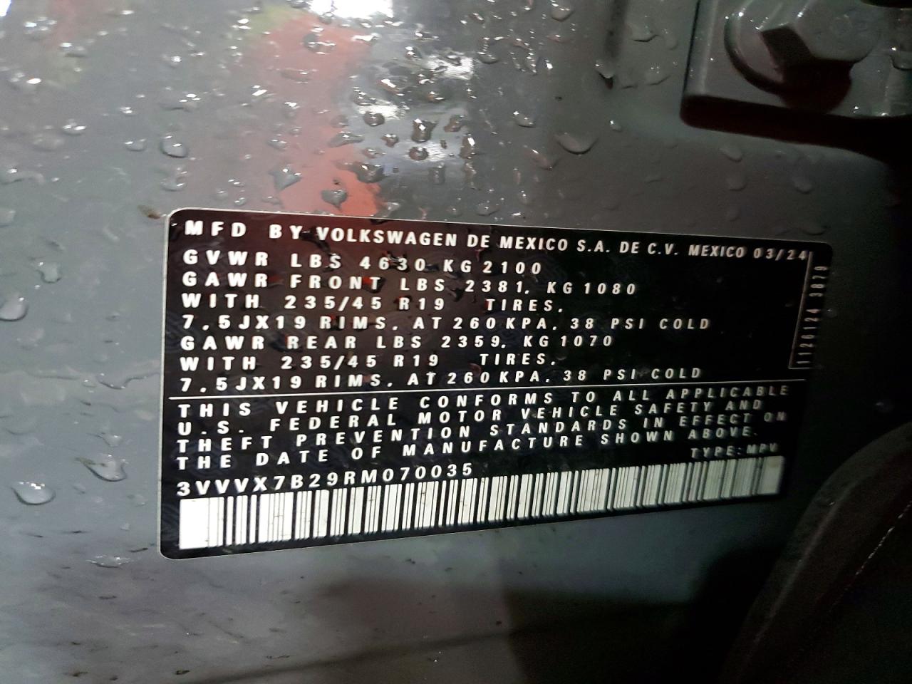 2024 VOLKSWAGEN ALL OTHER
