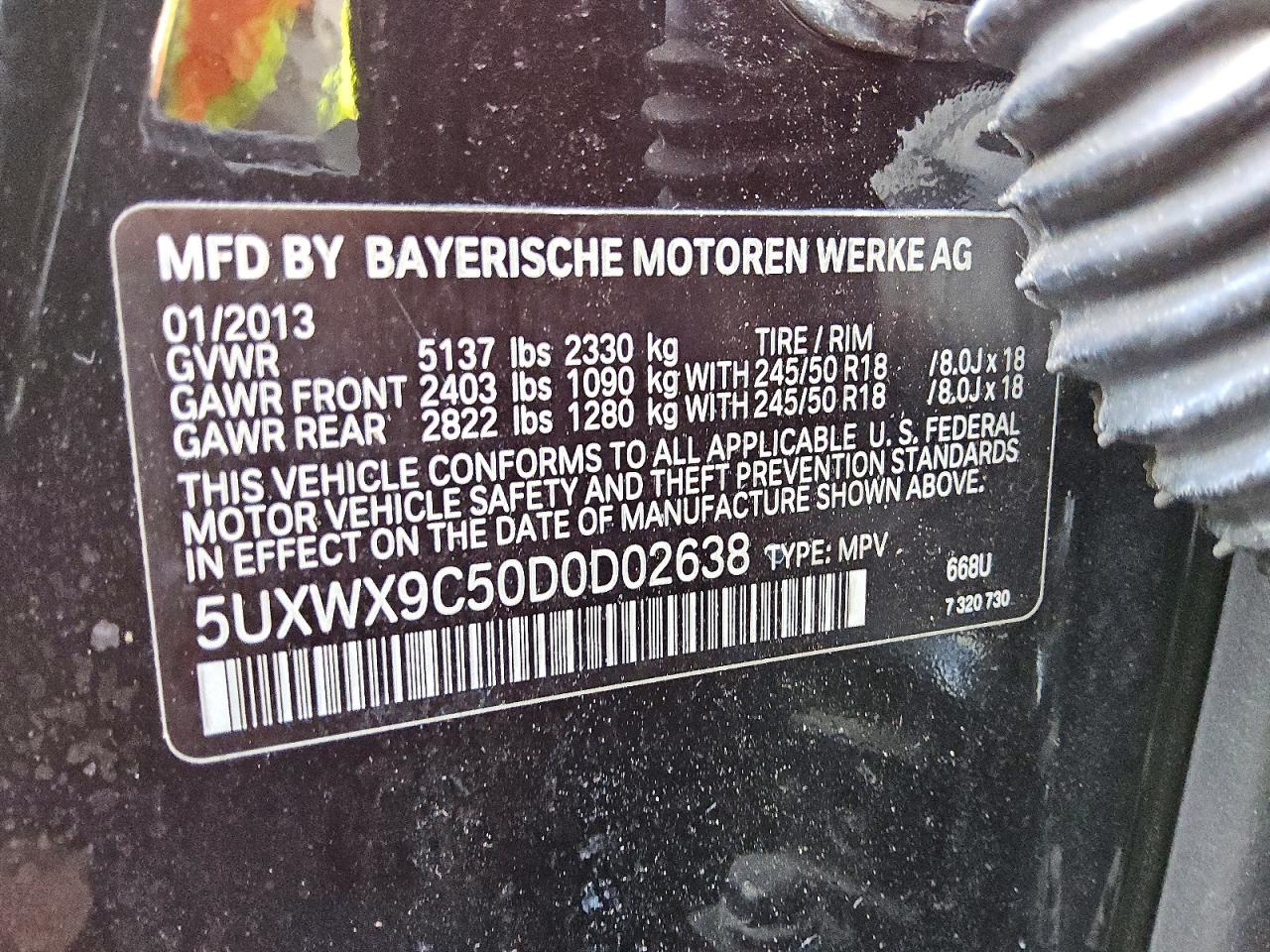 2013 BMW X3