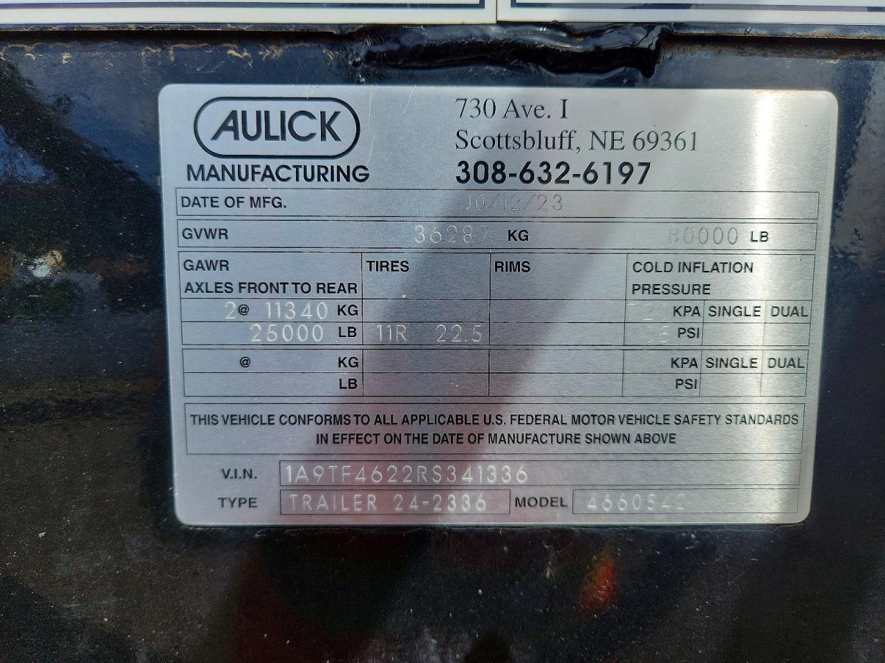 2024 AULICK IND UNKNOWN