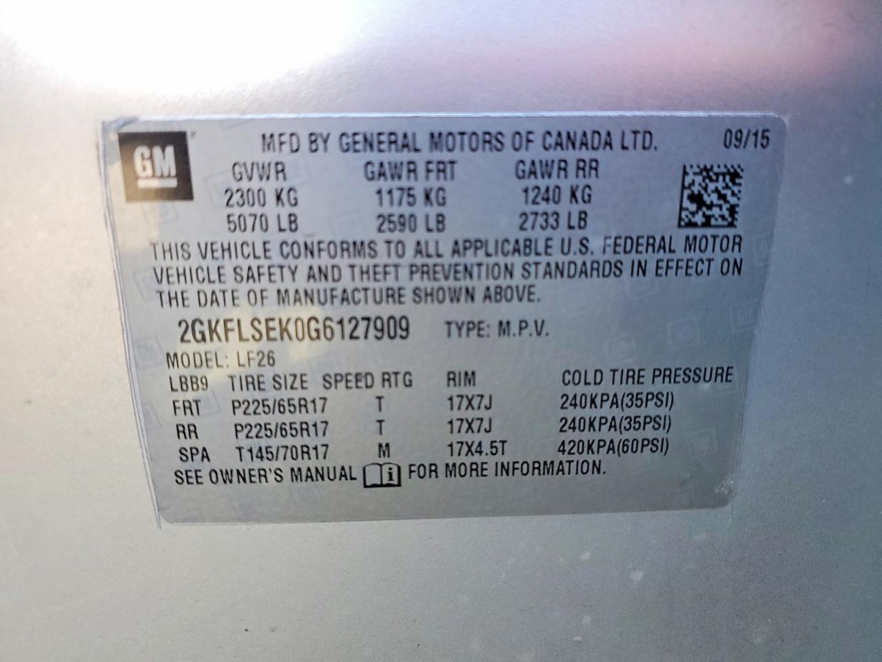 2016 GMC TERRAIN