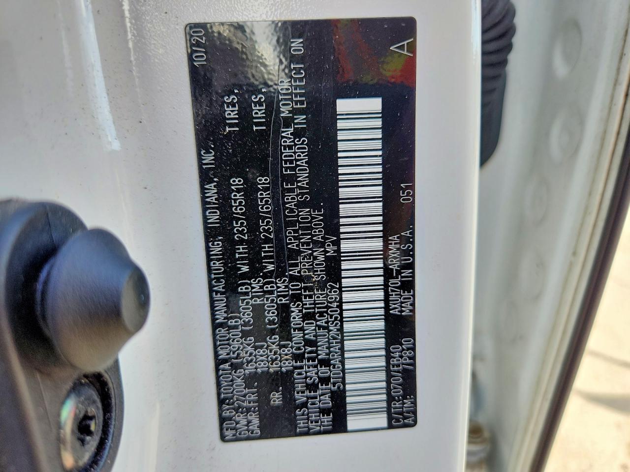 2021 TOYOTA HIGHLANDER