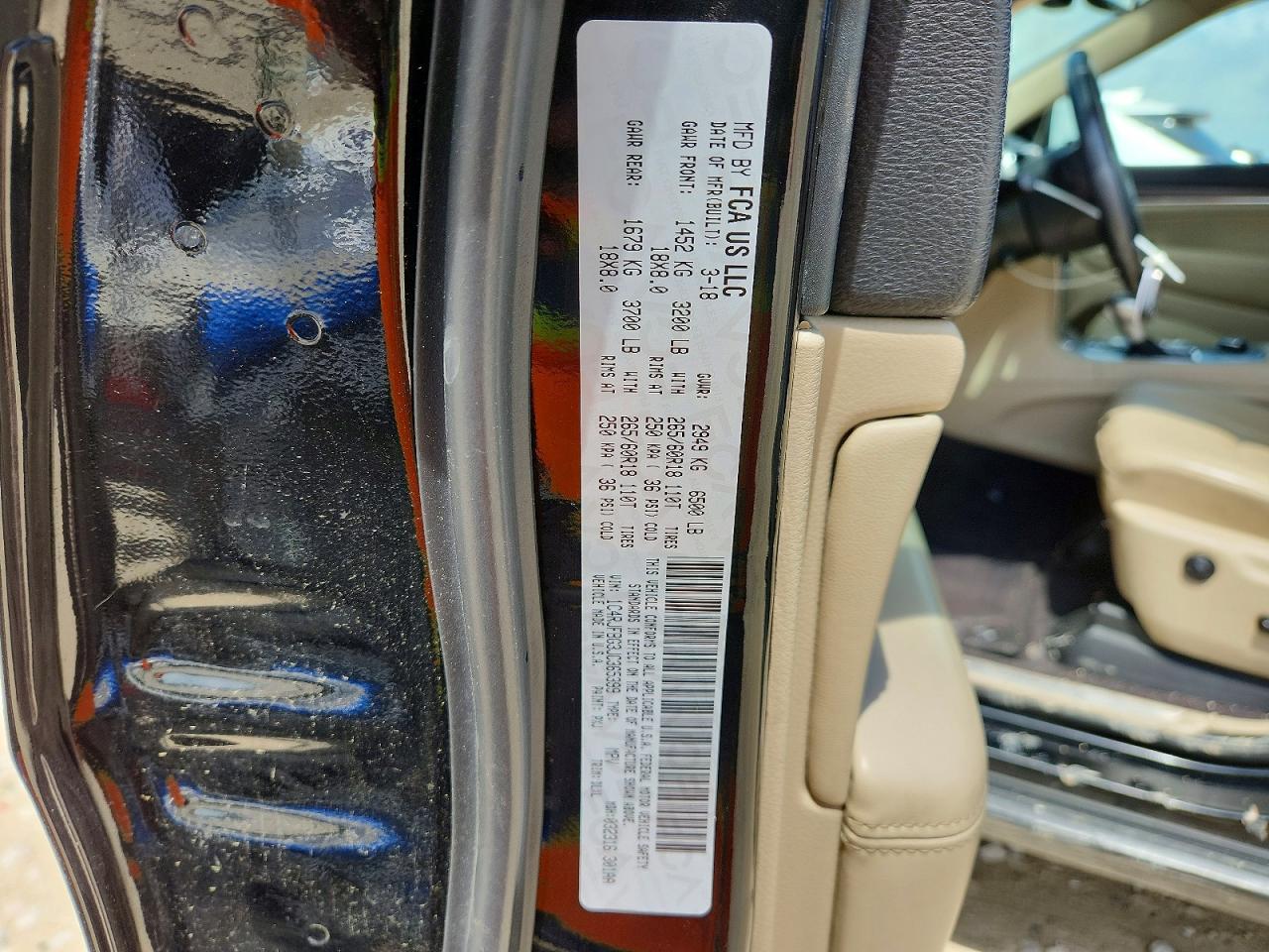 2018 JEEP GRAND CHER