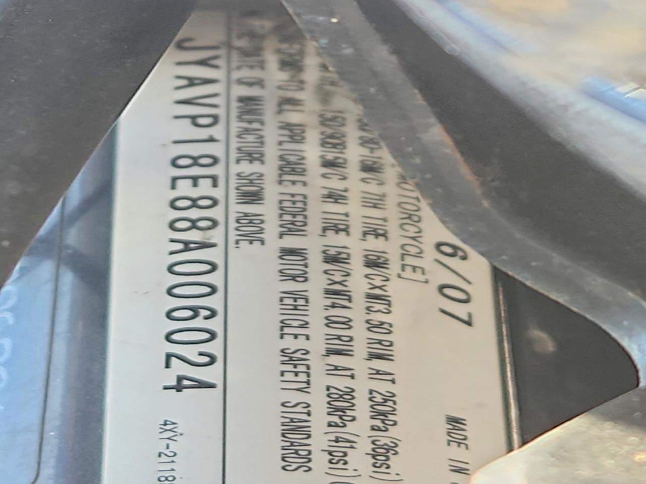 2008 YAMAHA XVZ