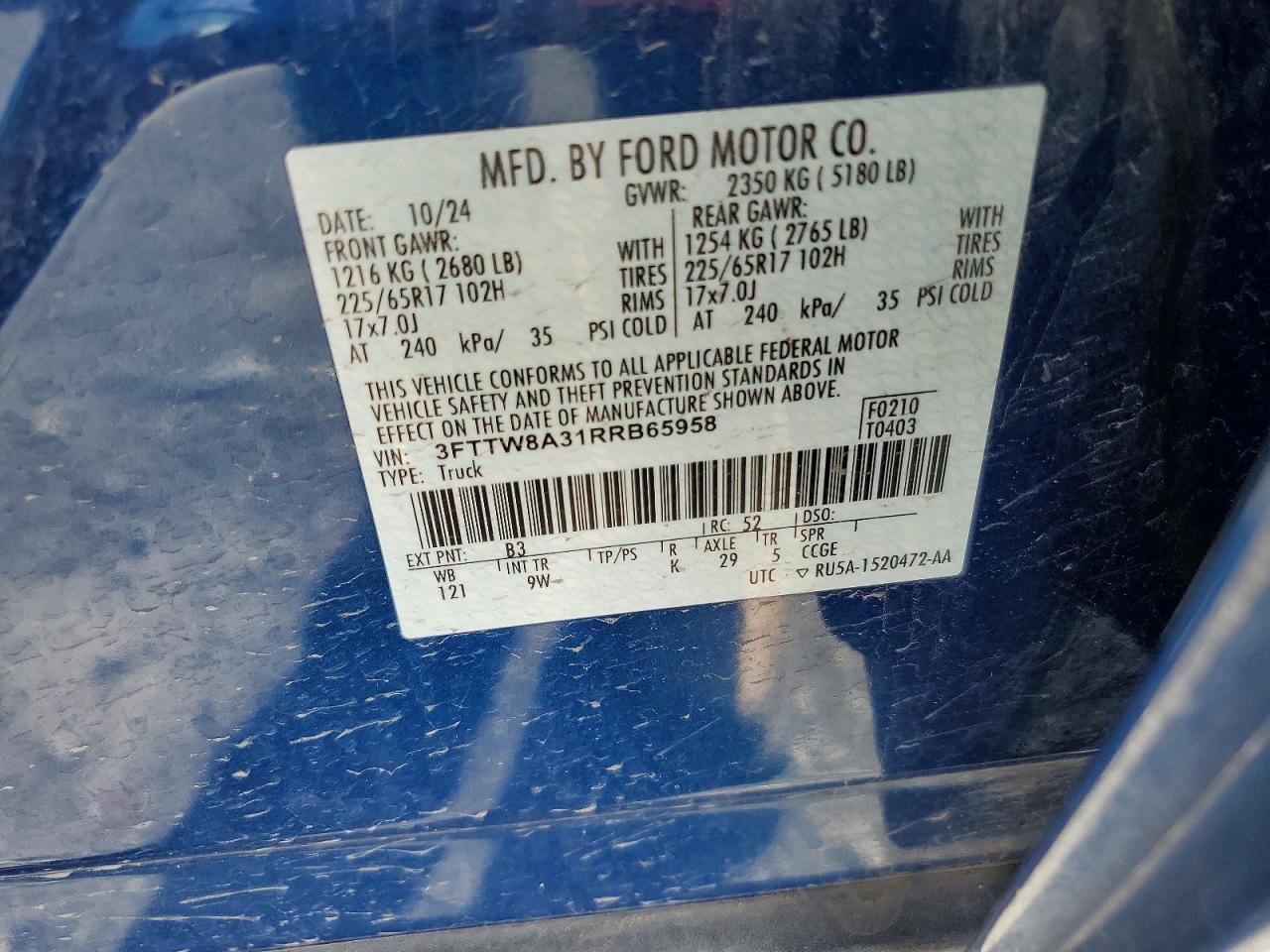2024 FORD MAVERICK