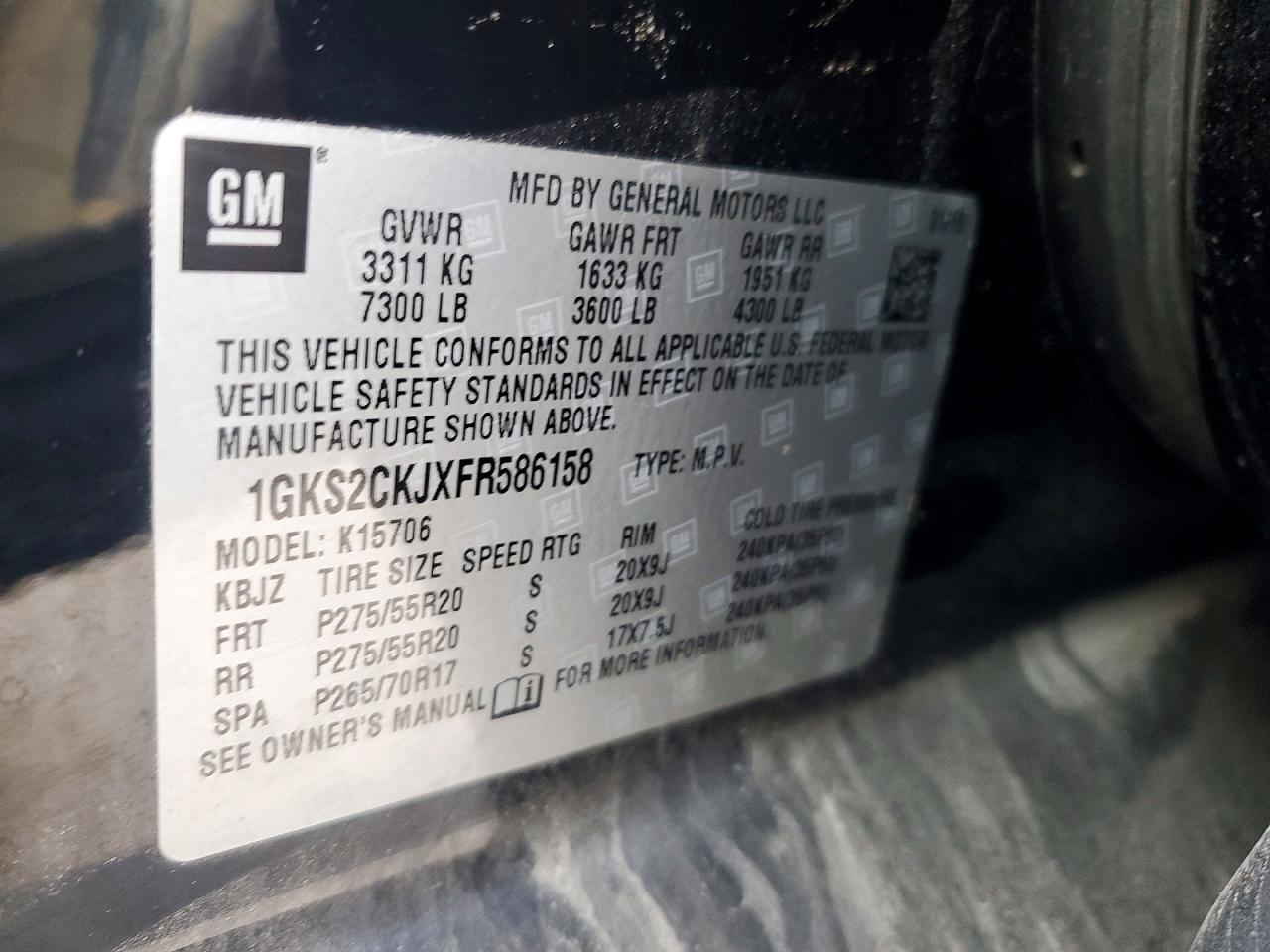2015 GMC YUKON