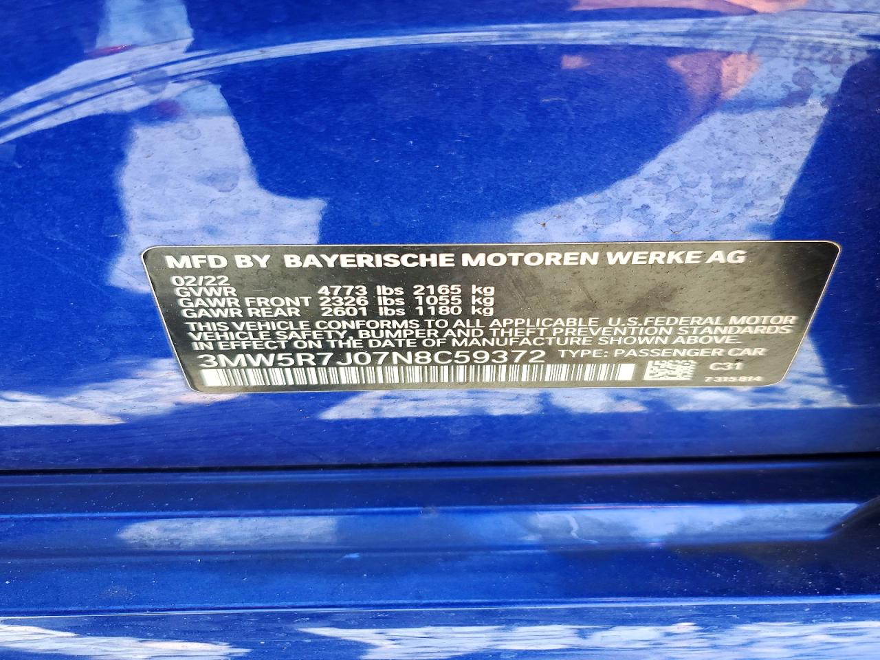 2022 BMW 3 SERIES