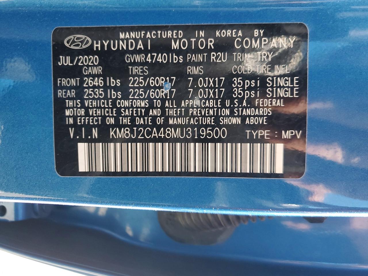 2021 HYUNDAI TUCSON
