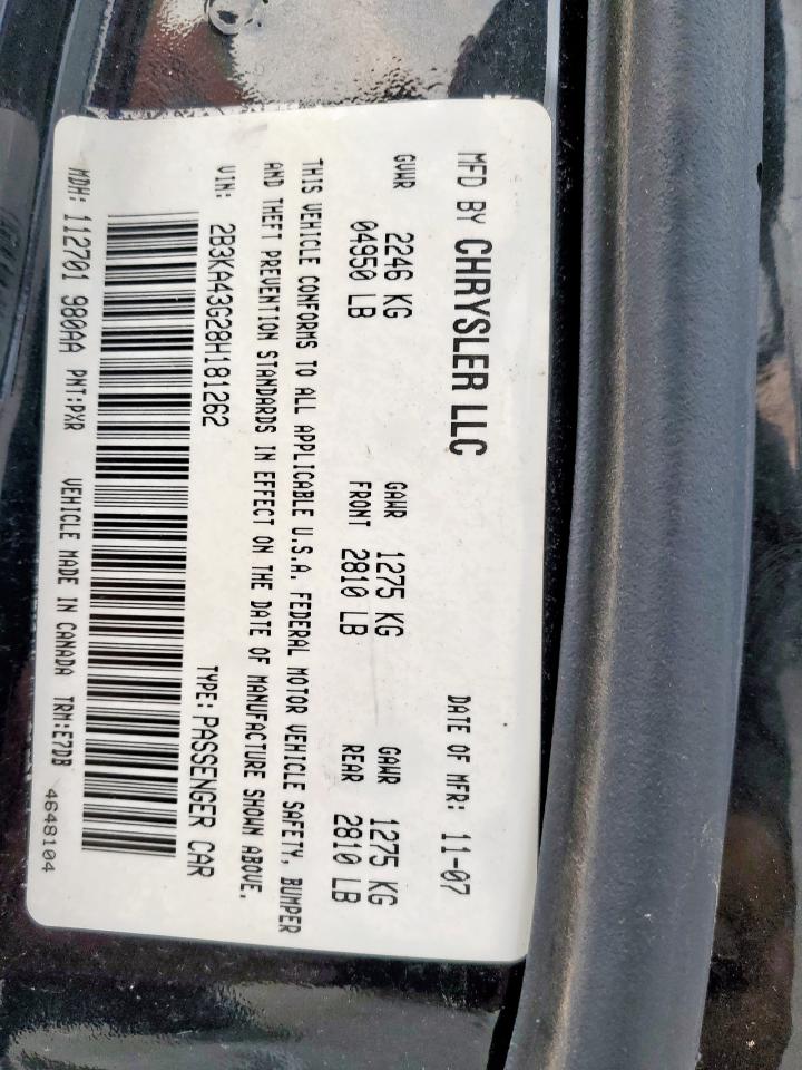 2008 DODGE CHARGER