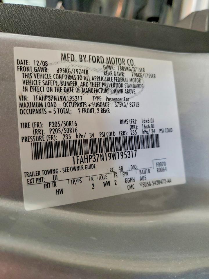 2009 FORD FOCUS