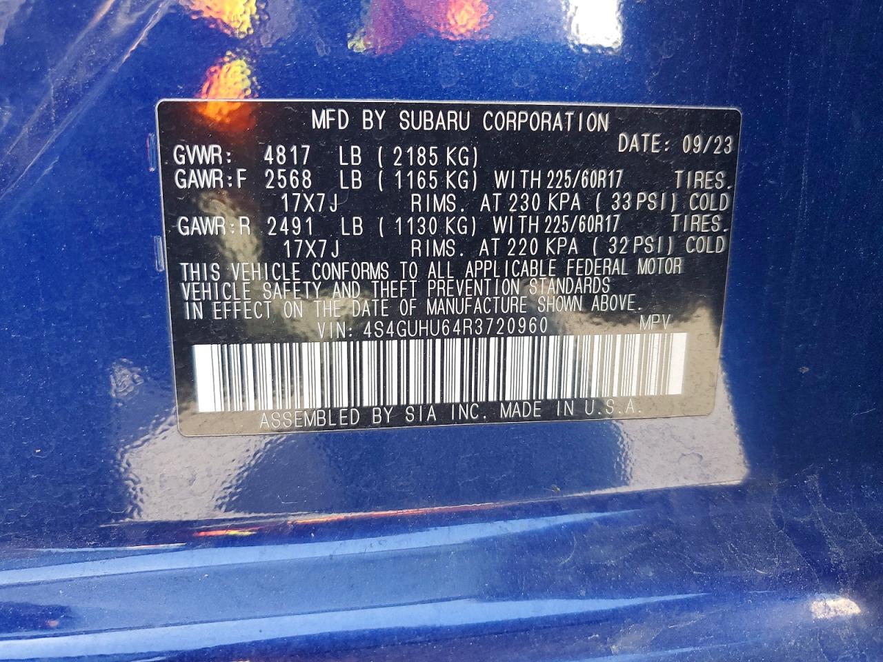 2024 SUBARU CROSSTREK
