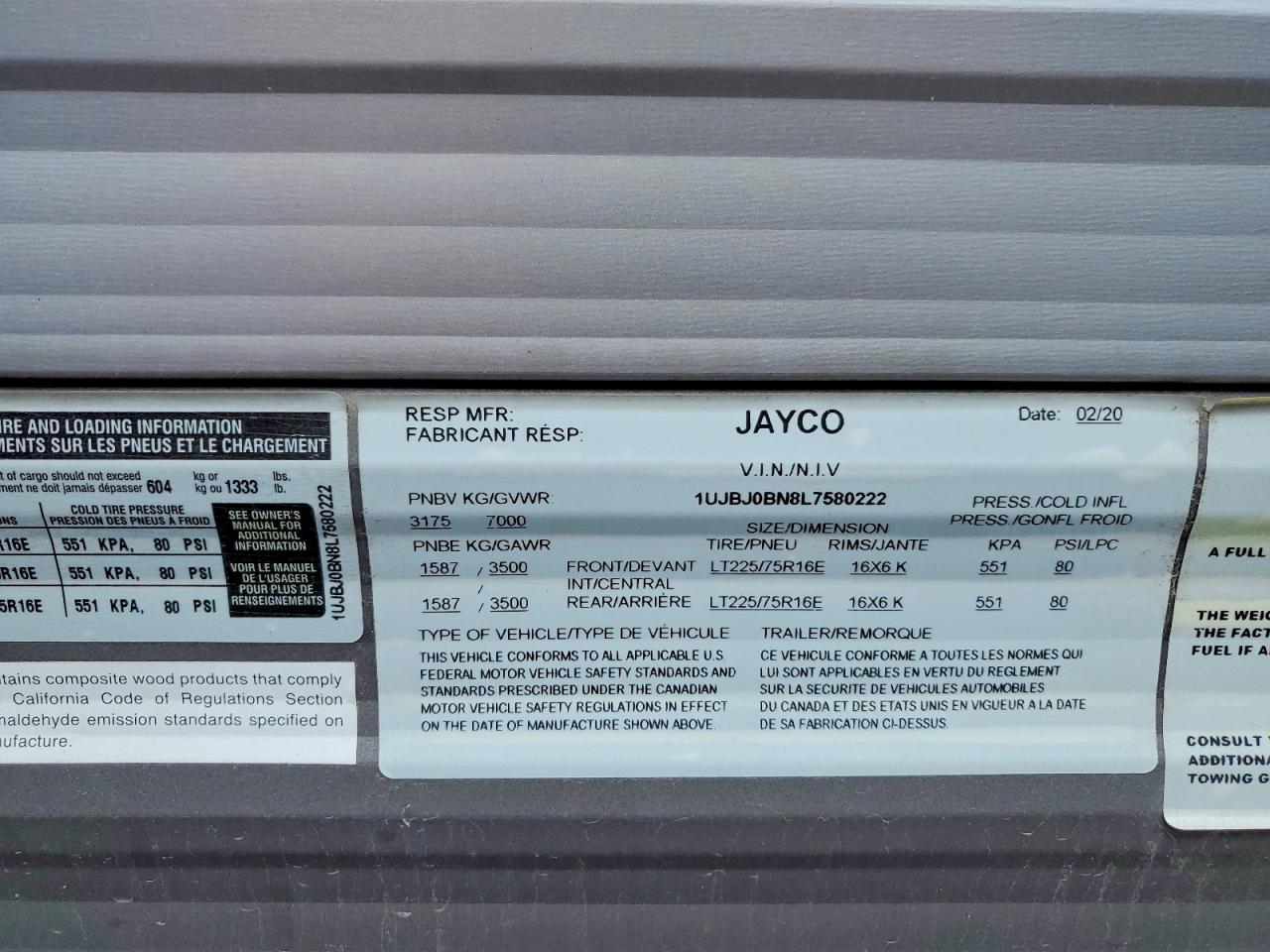 2020 JAYCO JAY JAY FLIGHT