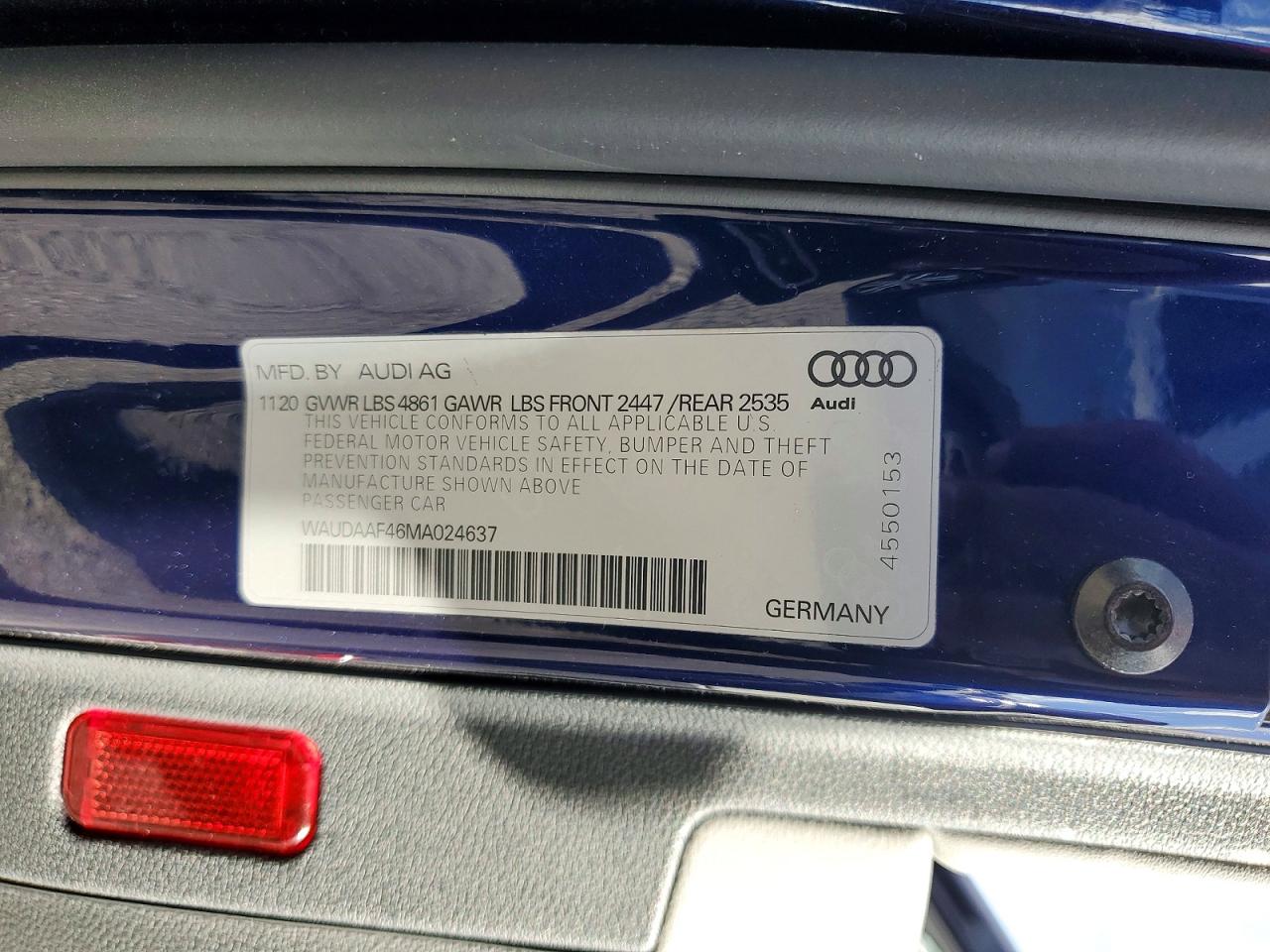 2021 AUDI A4