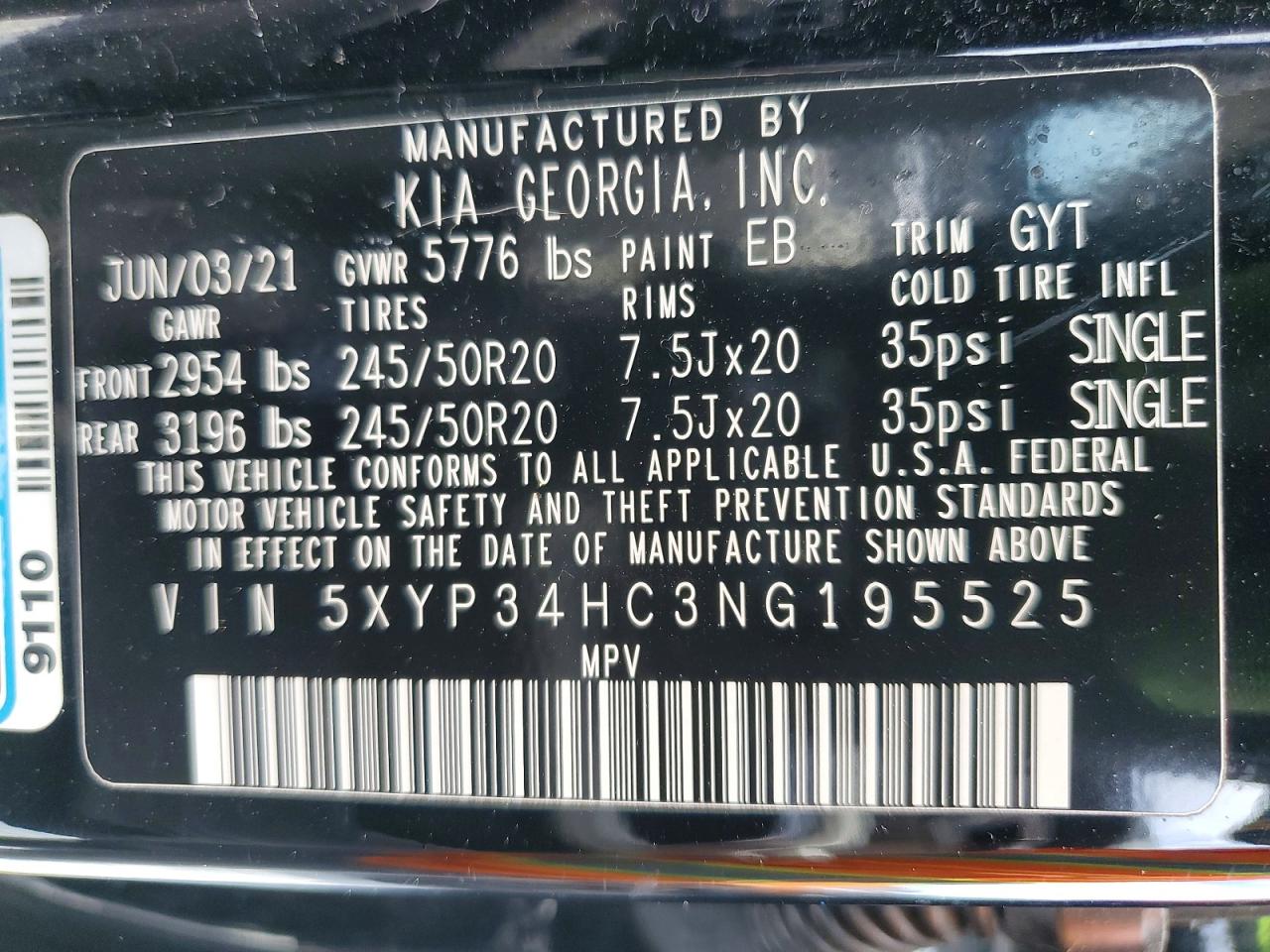 2022 KIA TELLURIDE