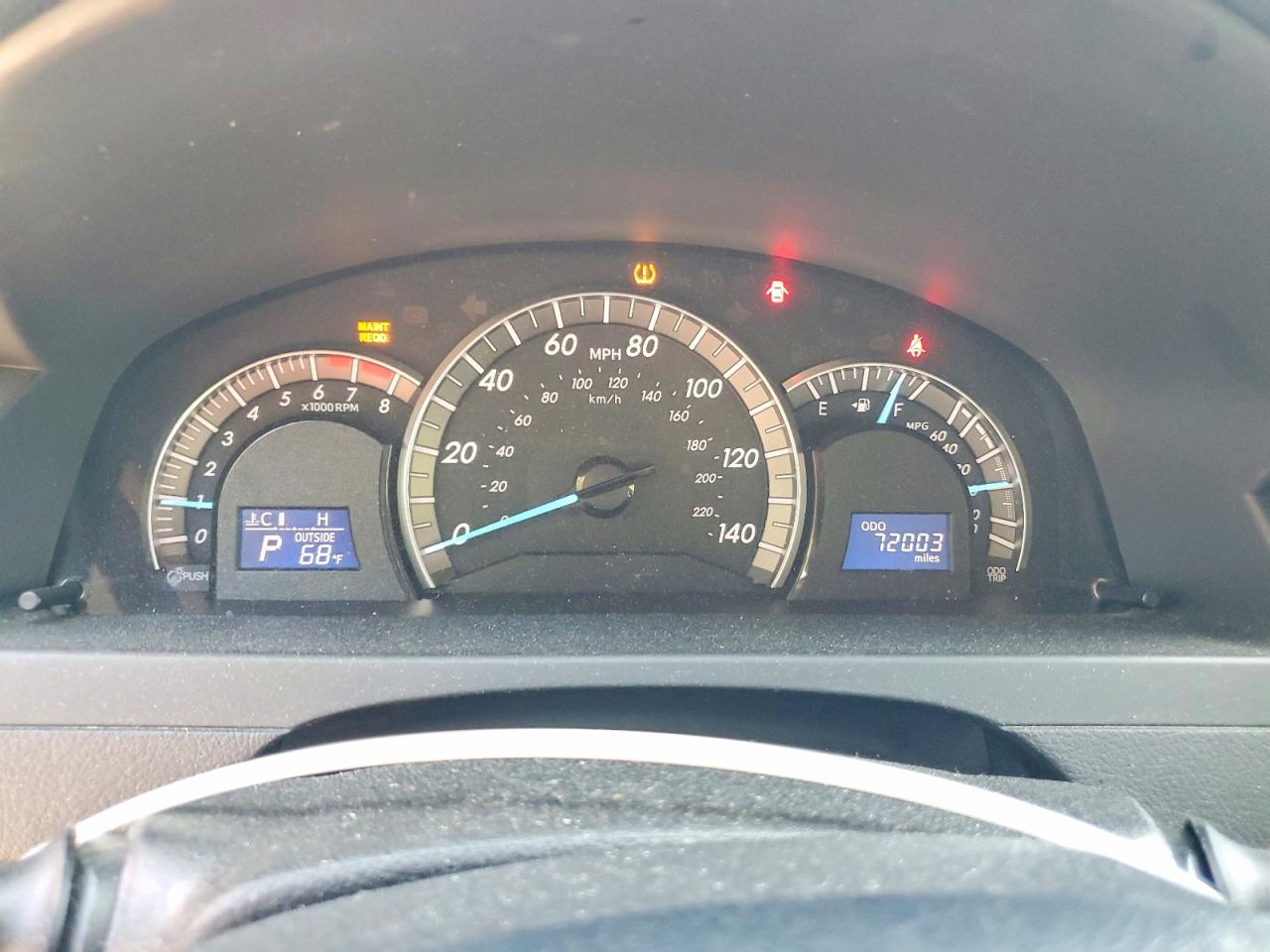 2012 TOYOTA CAMRY