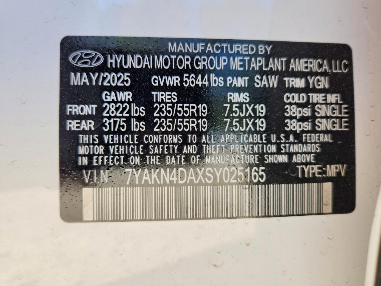 2025 HYUNDAI IONIQ