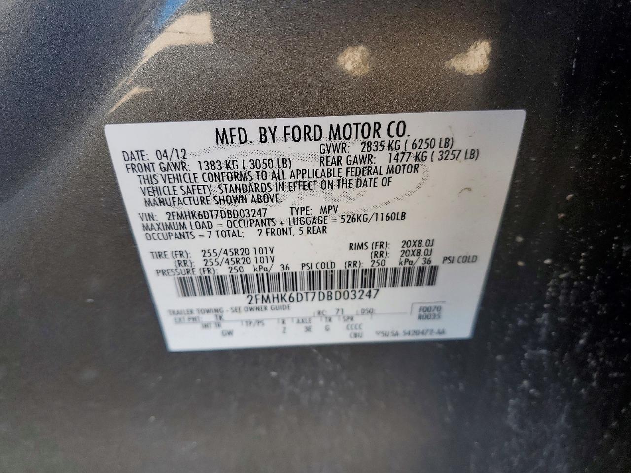 2013 FORD FLEX