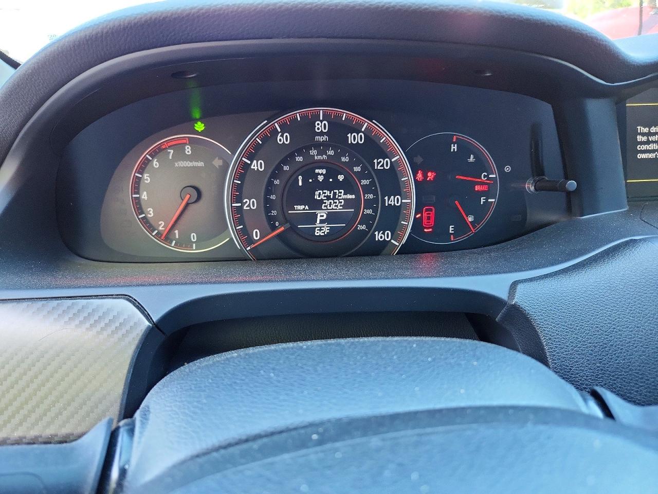 2016 HONDA ACCORD