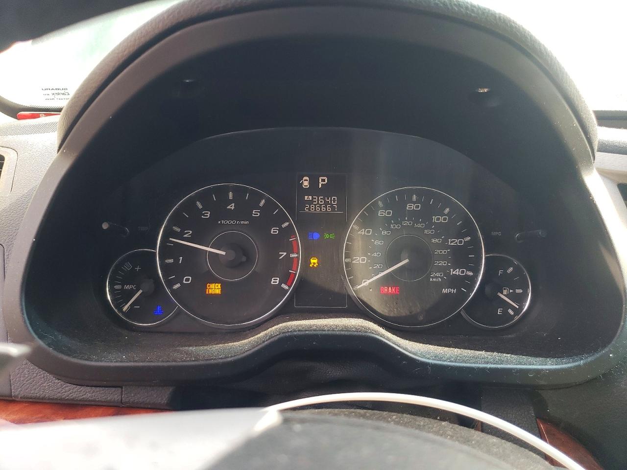 2012 SUBARU OUTBACK