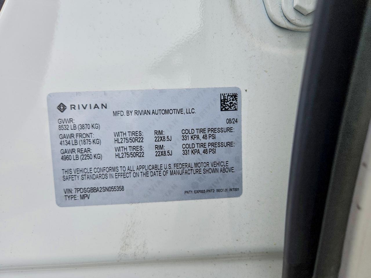2025 RIVIAN RIS