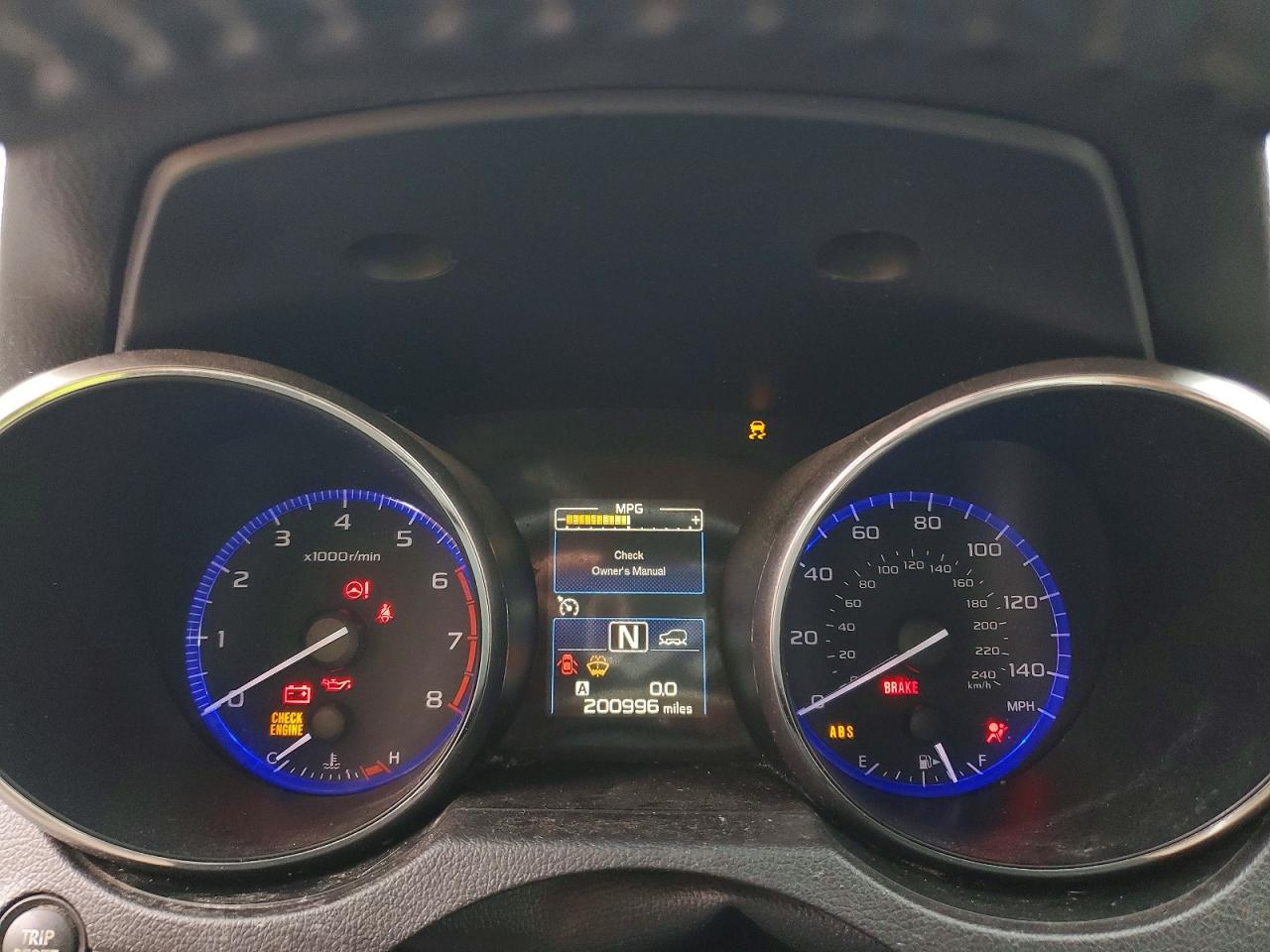 2016 SUBARU OUTBACK